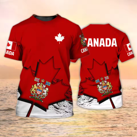 Summer Clothing Women Canada - Canada T-Shirts Canadian Flag Emblem Maple