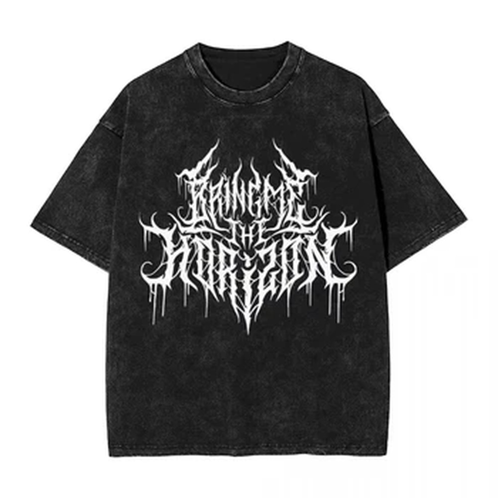 T Shirts Men Clothing BMTH Bri - Summer Clothing Logo 评论和价格