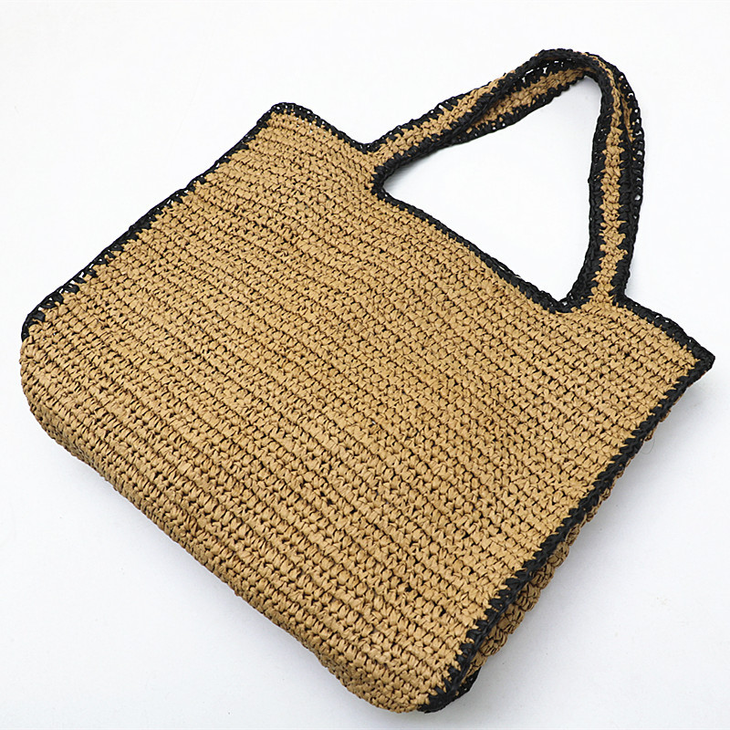 Large Capacity Straw Tote Bags - Beach Bag Straw 评论和价格