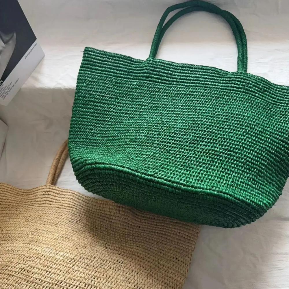 2026 Women Large Handwoven Rat - Beach Bag Straw 评论和价格