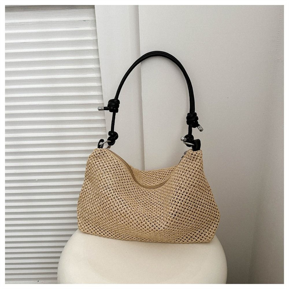 Fashion Woven Straw Bag Handma - Beach Bag Straw 评论和价格