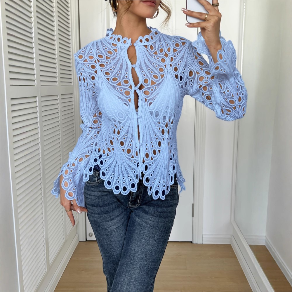 Women's Sexy Lace Hollow Solid - Summer Zara 评论和价格