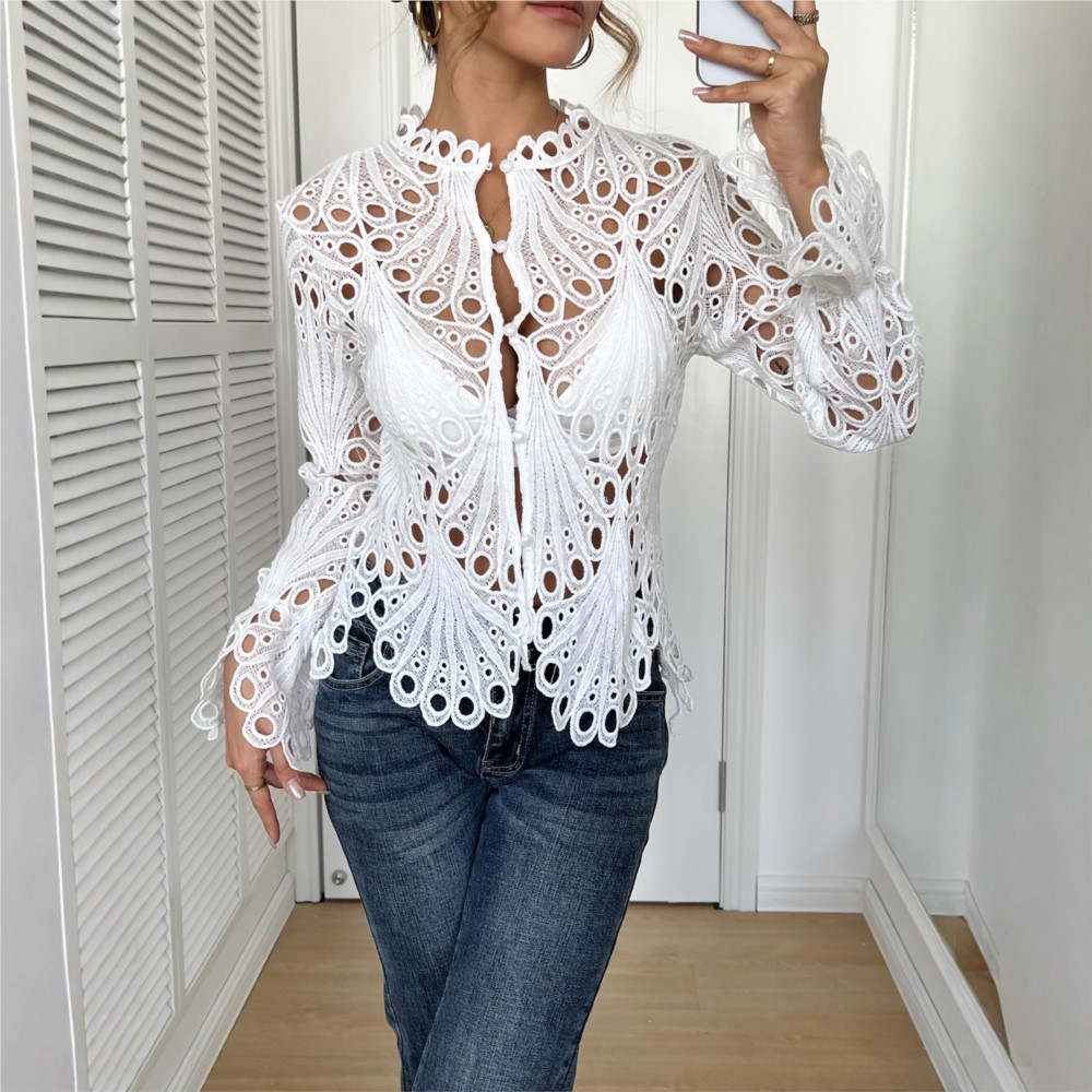 Women's Sexy Lace Hollow Solid - Summer Zara 评论和价格