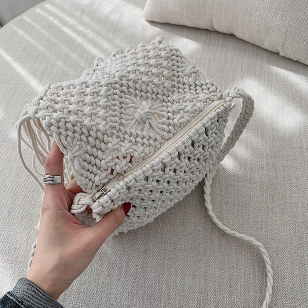 Retro Ethnic Style Woven Straw - Beach Bag Straw 评论和价格