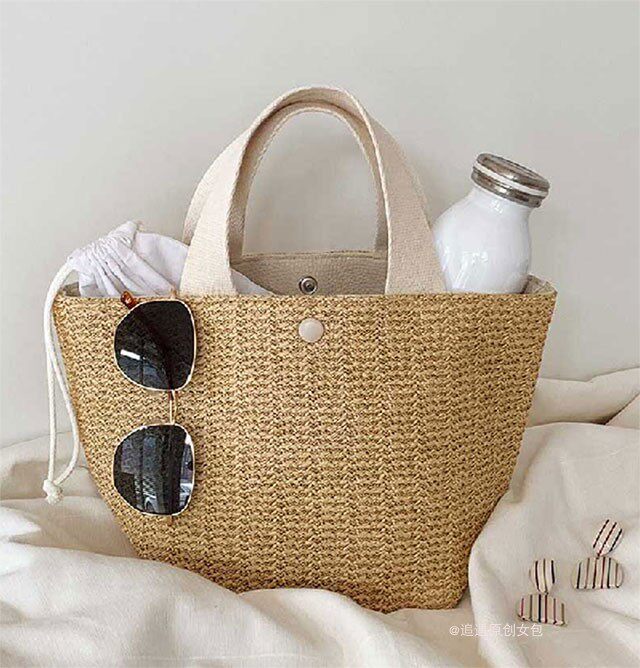 Beach Bag Handbag Satchel Tote - Beach Bag Straw 评论和价格