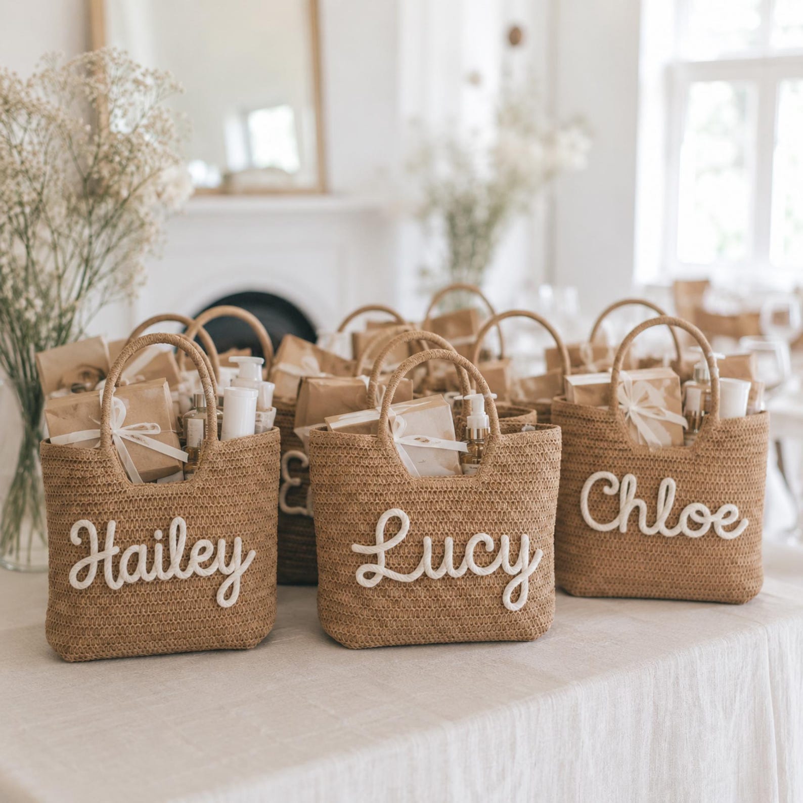 Personalized Custom Tote Bag,  - Beach Bag Straw 评论和价格