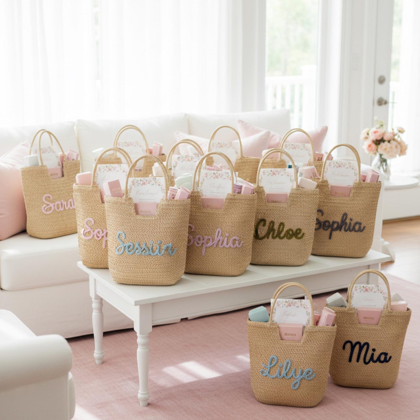 Personalized Custom Tote Bag,  - Beach Bag Straw 评论和价格