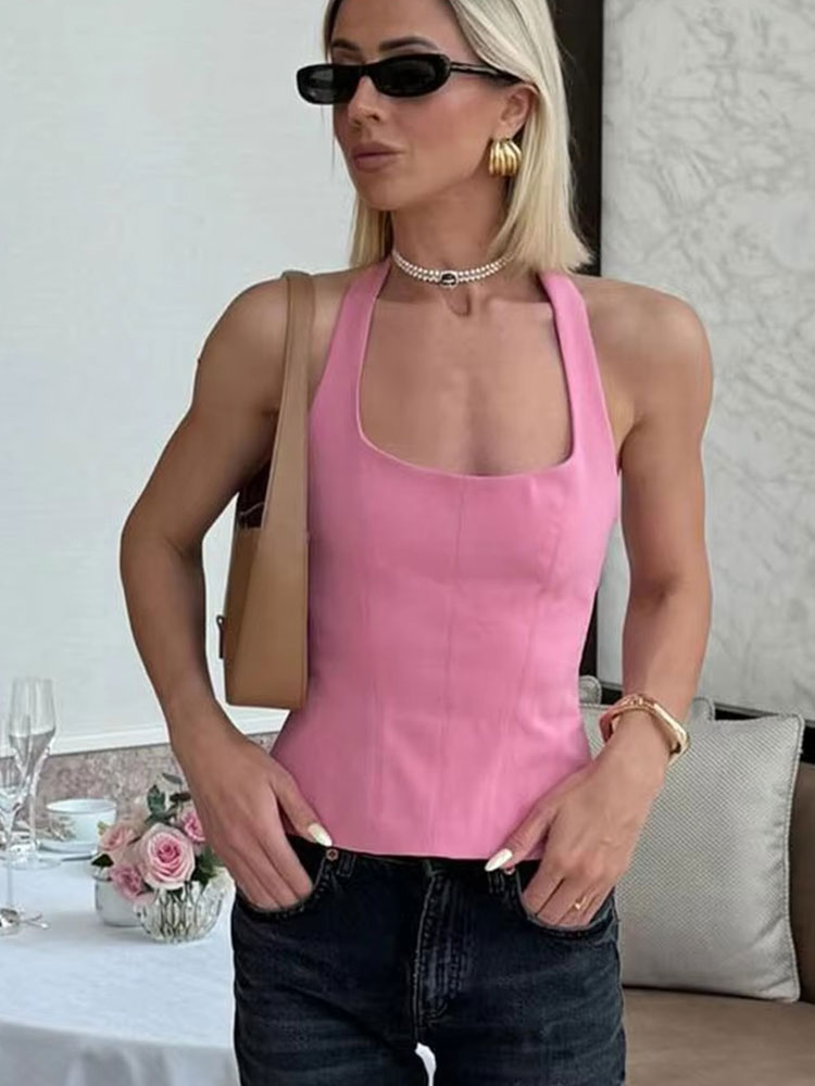 HH Women Fashion Halter Croppe - Summer Zara 评论和价格
