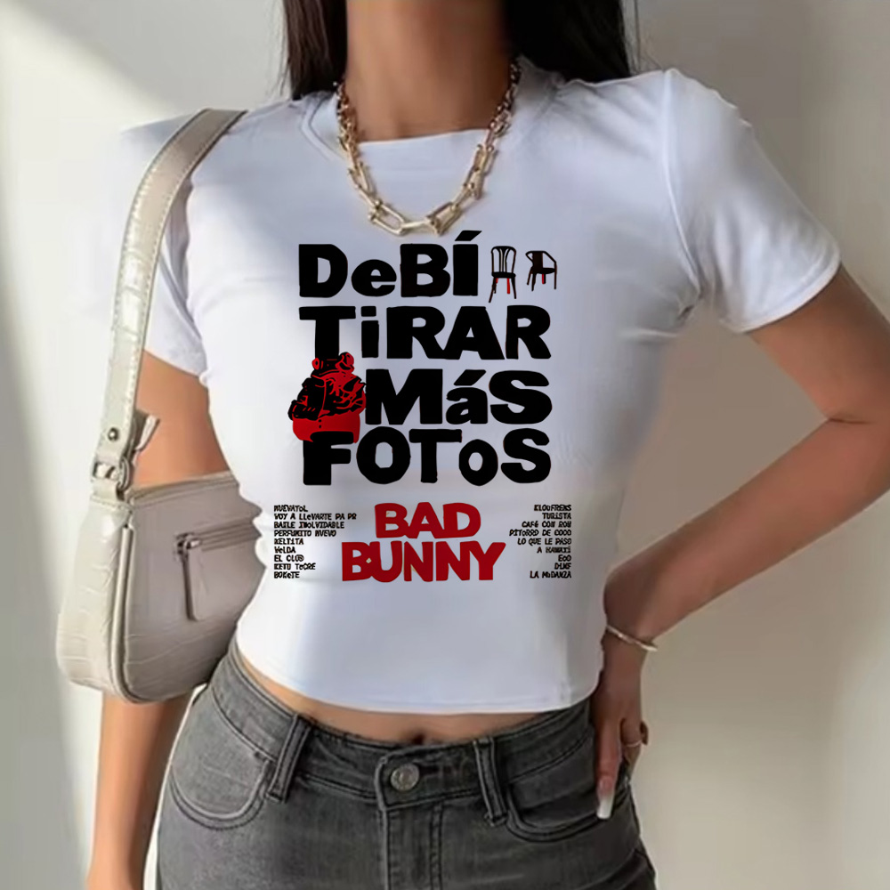 2026 Rapper Bad Bunny Tank Top - Summer Clothing Logo 评论和价格