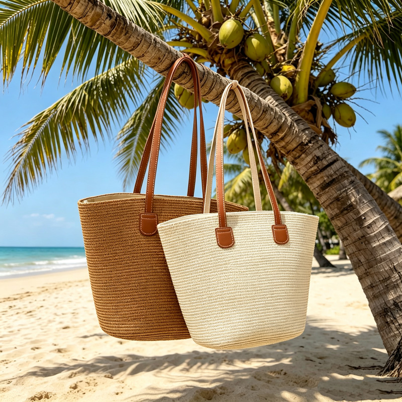 CLAREGQI  Women's Solid Color  - Beach Bag Straw 评论和价格