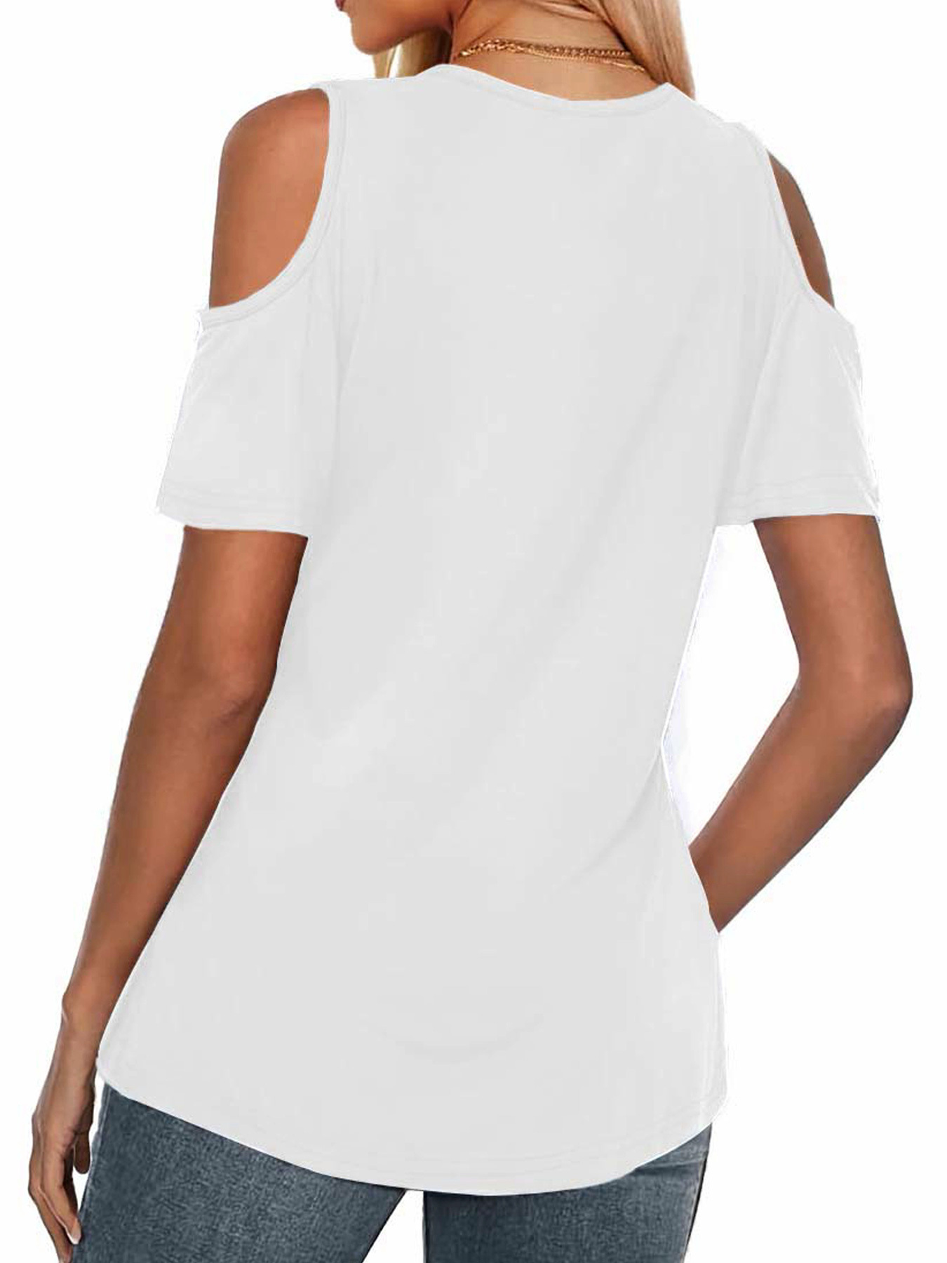 Vintage V-Neck Butterfly Print - Summer Clothing Drop 评论和价格
