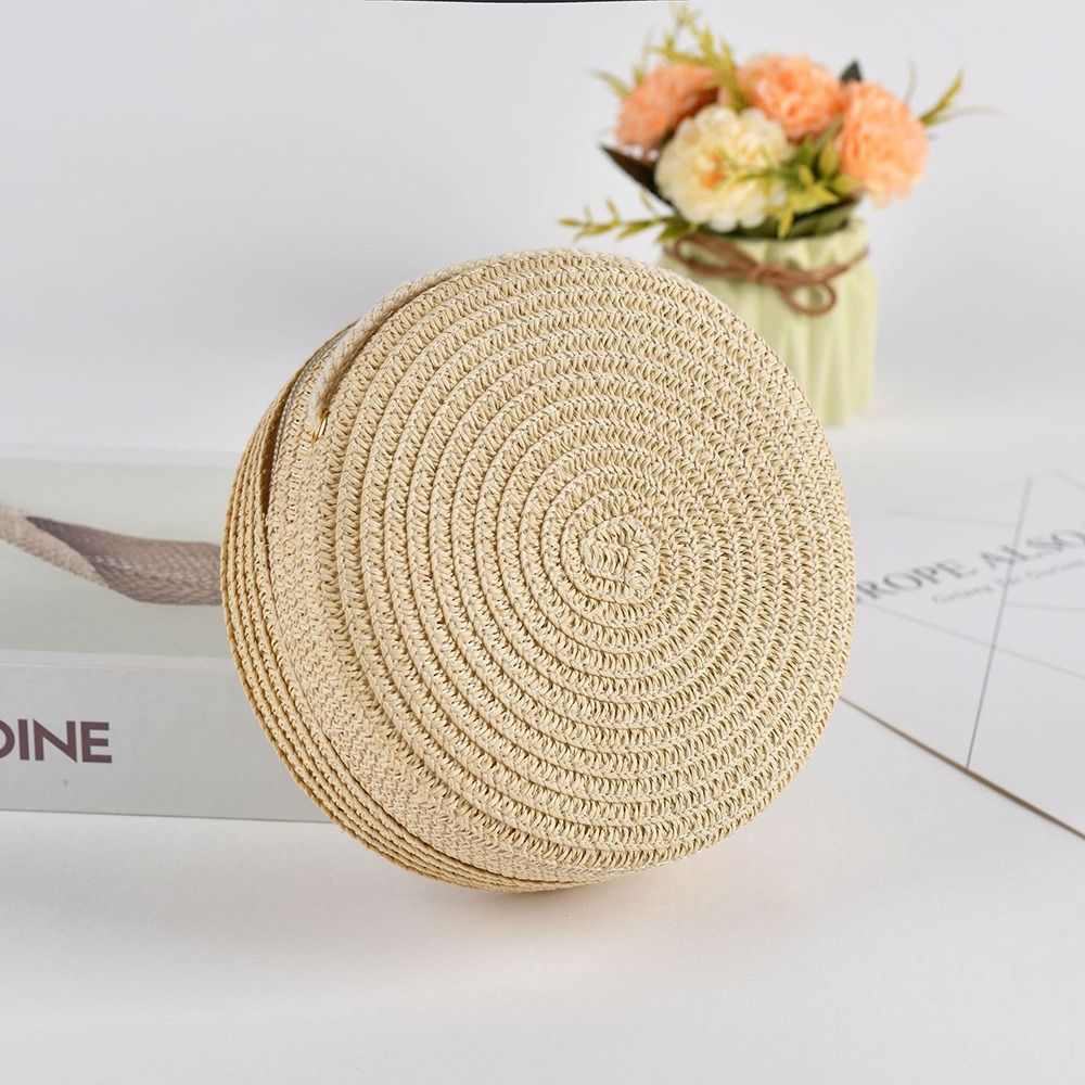 Fashion Straw Straw Bag Shell  - Beach Bag Straw 评论和价格