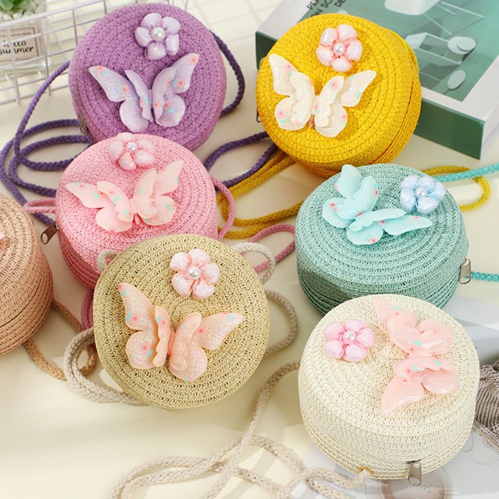 Round Shape Straw Bag Princess - Beach Bag Straw 评论和价格