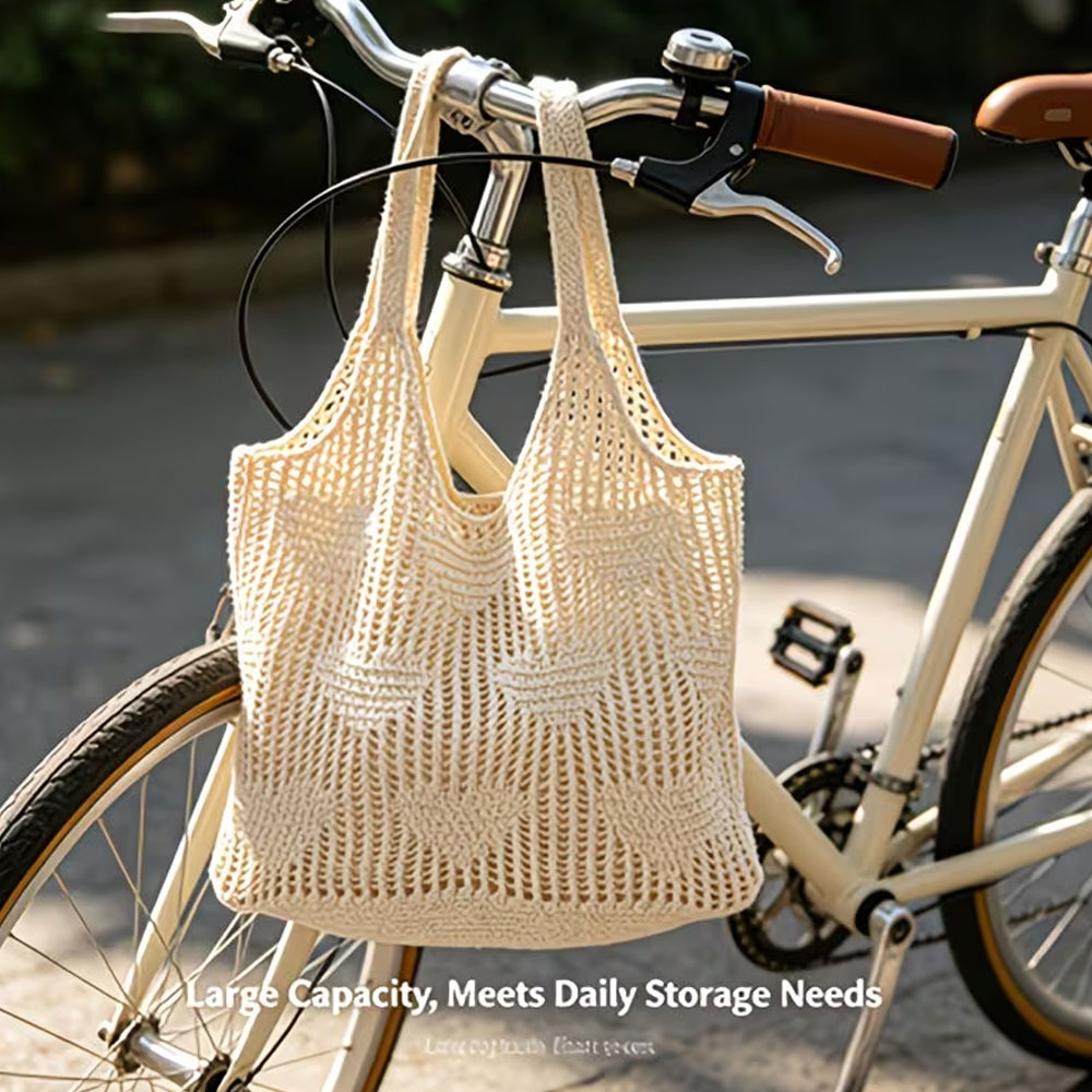 Women's Handwoven Straw Handba - Beach Bag Straw 评论和价格