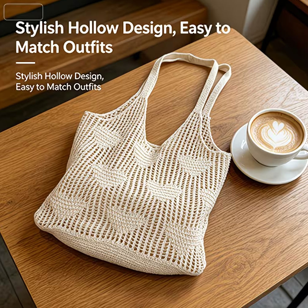 Women's Handwoven Straw Handba - Beach Bag Straw 评论和价格
